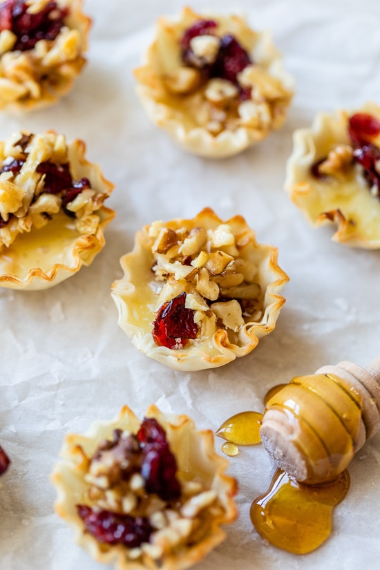 Baked Brie Phyllo Cups